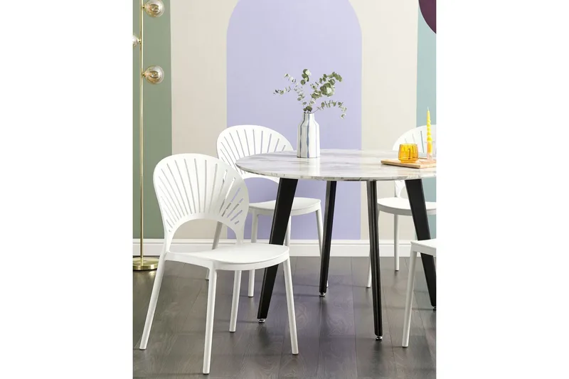 Casarano Matstol Utomhus - Vit - Utemöbler & utemiljö - Balkong & altan - Balkongmöbler - Balkongstol