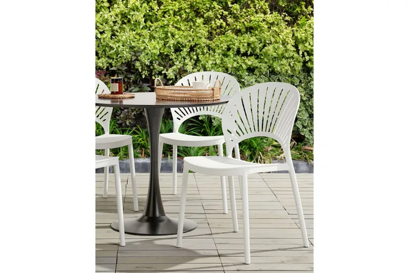 Casarano Matstol Utomhus - Vit - Utemöbler & utemiljö - Balkong & altan - Balkongmöbler - Balkongstol