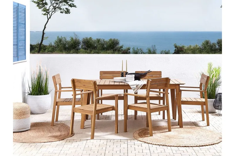 Cellino Karmstol Utomhus - Ljusbrun - Utemöbler & utemiljö - Balkong & altan - Balkongmöbler - Balkongstol