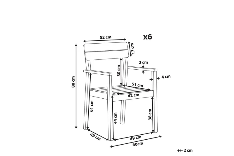 Cellino Karmstol Utomhus - Ljusbrun - Utemöbler & utemiljö - Balkong & altan - Balkongmöbler - Balkongstol