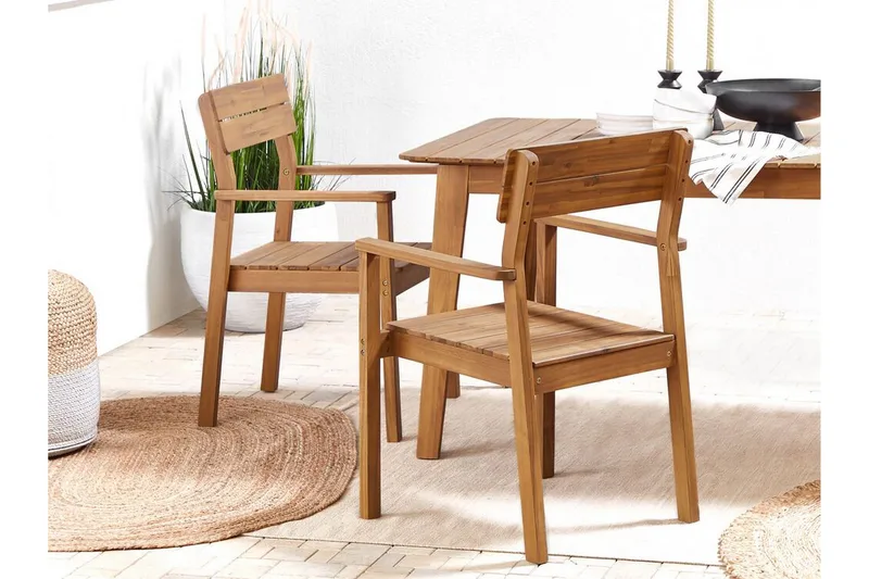 Cellino Karmstol Utomhus - Ljusbrun - Utemöbler & utemiljö - Balkong & altan - Balkongmöbler - Balkongstol