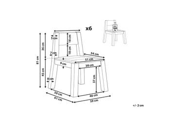 Coteto Matstol Utomhus - Ljusbrun - Utemöbler & utemiljö - Balkong & altan - Balkongmöbler - Balkongstol