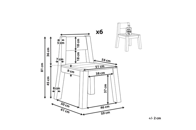 Coteto Matstol Utomhus - Ljusbrun - Utemöbler & utemiljö - Balkong & altan - Balkongmöbler - Balkongstol