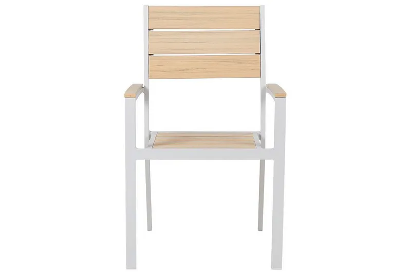 Edmundston Karmstol Utomhus - Beige/Vit - Utemöbler & utemiljö - Balkong & altan - Balkongmöbler - Balkongstol