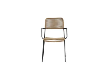 Fåtölj Lindos Utomhus - brun - Utemöbler & utemiljö - Balkong & altan - Balkongmöbler - Balkongstol