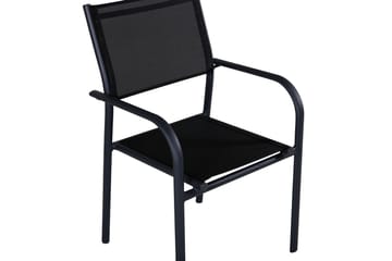 Fåtölj Santorini Utomhus - svart - Utemöbler & utemiljö - Balkong & altan - Balkongmöbler - Balkongstol