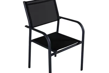 Fåtölj Santorini Utomhus - svart - Utemöbler & utemiljö - Balkong & altan - Balkongmöbler - Balkongstol