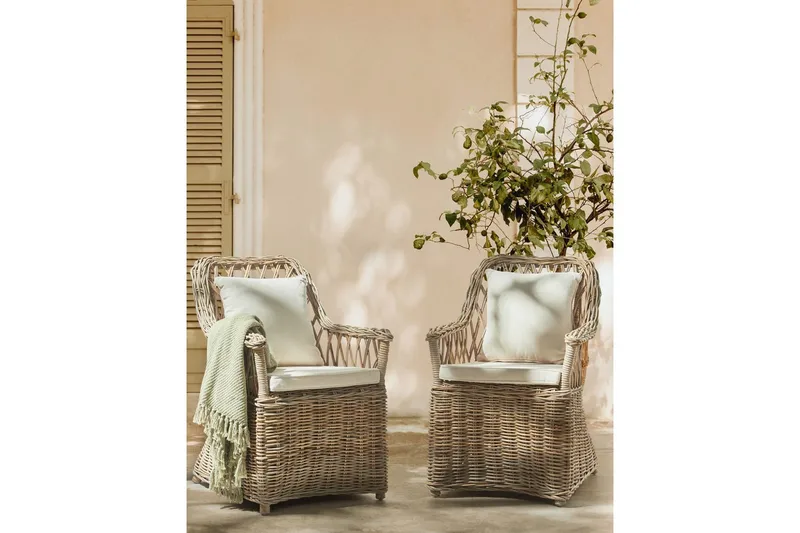 Fåtölj set om 2 Maros II - Utemöbler & utemiljö - Balkong & altan - Balkongmöbler - Balkongstol