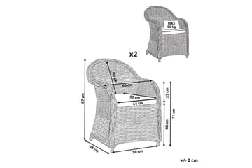 Fåtölj Susua Ii set om 2 - Utemöbler & utemiljö - Balkong & altan - Balkongmöbler - Balkongstol