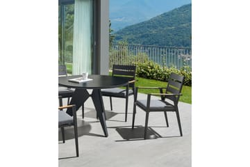 Fortify Karmstol Utomhus - Svart/Grå - Utemöbler & utemiljö - Balkong & altan - Balkongmöbler - Balkongstol