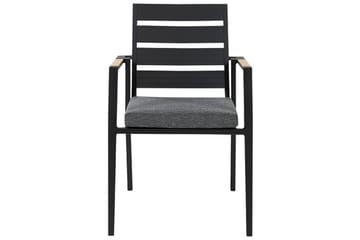 Fortify Karmstol Utomhus - Svart/Grå - Utemöbler & utemiljö - Balkong & altan - Balkongmöbler - Balkongstol