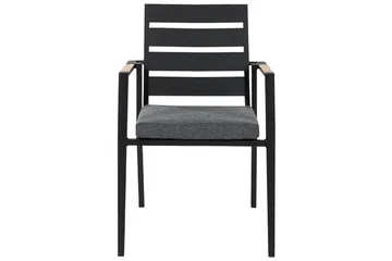 Fortify Karmstol Utomhus - Svart/Grå - Utemöbler & utemiljö - Balkong & altan - Balkongmöbler - Balkongstol