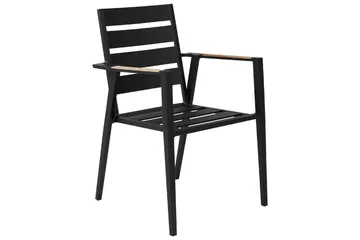 Fortify Karmstol Utomhus - Svart/Grå - Utemöbler & utemiljö - Balkong & altan - Balkongmöbler - Balkongstol