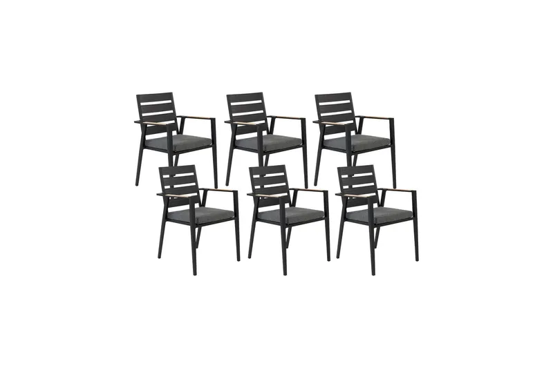 Fortify Karmstol Utomhus - Svart/Grå - Utemöbler & utemiljö - Balkong & altan - Balkongmöbler - Balkongstol