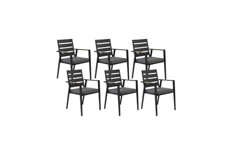 Fortify Karmstol Utomhus - Svart/Grå - Utemöbler & utemiljö - Balkong & altan - Balkongmöbler - Balkongstol