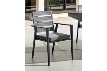 Fortify Karmstol Utomhus - Svart/Grå - Utemöbler & utemiljö - Balkong & altan - Balkongmöbler - Balkongstol