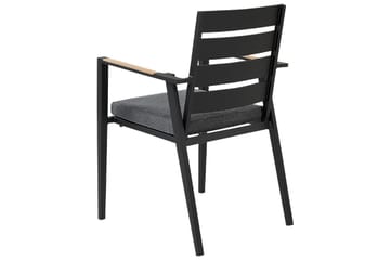 Fortify Karmstol Utomhus - Svart/Grå - Utemöbler & utemiljö - Balkong & altan - Balkongmöbler - Balkongstol