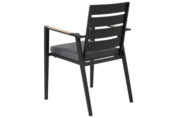Fortify Karmstol Utomhus - Svart/Grå - Utemöbler & utemiljö - Balkong & altan - Balkongmöbler - Balkongstol