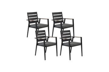 Fortify Karmstol Utomhus - Svart/Grå - Utemöbler & utemiljö - Balkong & altan - Balkongmöbler - Balkongstol