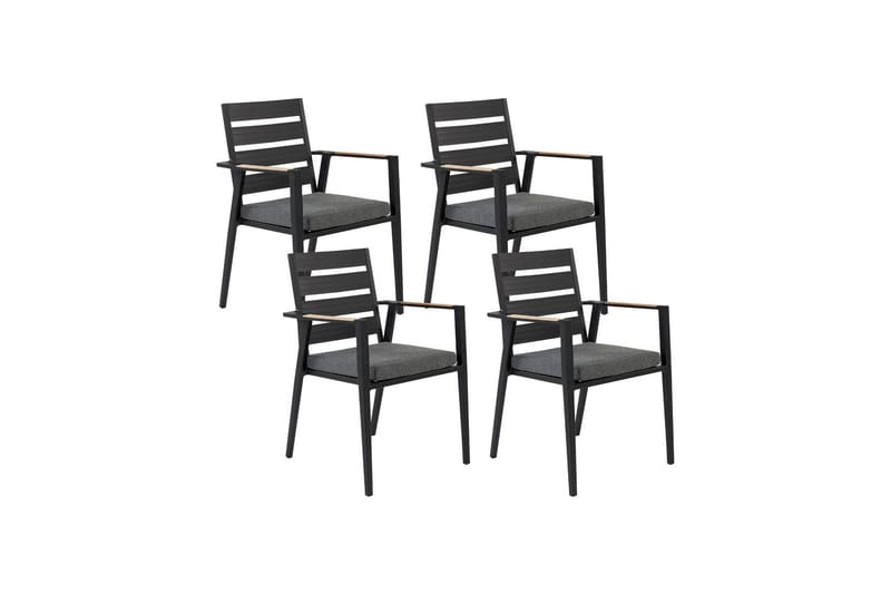 Fortify Karmstol Utomhus - Svart/Grå - Utemöbler & utemiljö - Balkong & altan - Balkongmöbler - Balkongstol