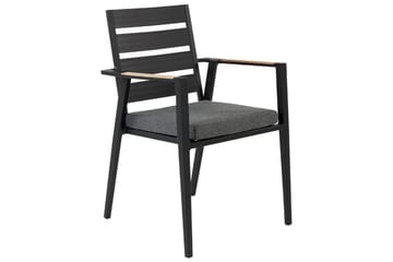 Fortify Karmstol Utomhus - Svart/Grå - Utemöbler & utemiljö - Balkong & altan - Balkongmöbler - Balkongstol