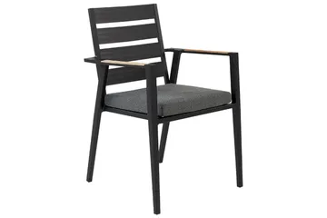 Fortify Karmstol Utomhus - Svart/Grå - Utemöbler & utemiljö - Balkong & altan - Balkongmöbler - Balkongstol