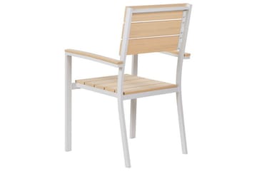 Grosseto Karmstol Utomhus - Beige/Vit - Utemöbler & utemiljö - Balkong & altan - Balkongmöbler - Balkongstol