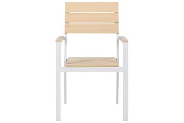 Grosseto Karmstol Utomhus - Beige/Vit - Utemöbler & utemiljö - Balkong & altan - Balkongmöbler - Balkongstol