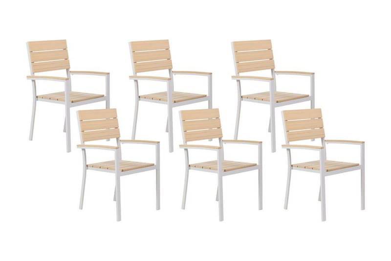 Grosseto Karmstol Utomhus - Beige/Vit - Utemöbler & utemiljö - Balkong & altan - Balkongmöbler - Balkongstol