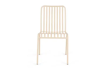 Jarva Matstol Utomhus i metall - Beige - Utemöbler & utemiljö - Balkong & altan - Balkongmöbler - Balkongstol