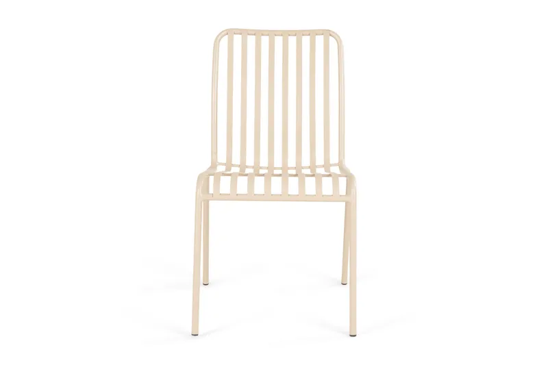 Jarva Matstol Utomhus i metall - Beige - Utemöbler & utemiljö - Balkong & altan - Balkongmöbler - Balkongstol