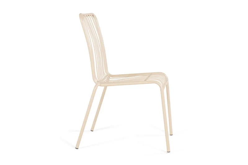 Jarva Matstol Utomhus i metall - Beige - Utemöbler & utemiljö - Balkong & altan - Balkongmöbler - Balkongstol
