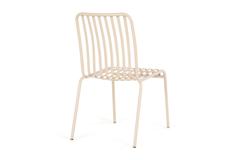 Jarva Matstol Utomhus i metall - Beige - Utemöbler & utemiljö - Balkong & altan - Balkongmöbler - Balkongstol