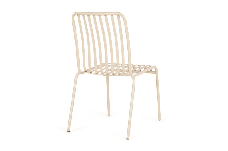 Jarva Matstol Utomhus i metall - Beige - Utemöbler & utemiljö - Balkong & altan - Balkongmöbler - Balkongstol