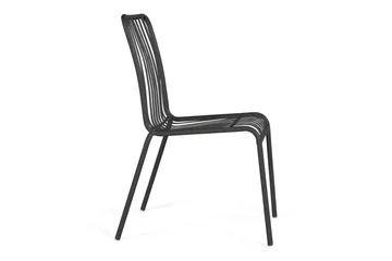 Jarva Matstol Utomhus i metall för balkong och uteplats - Grå / Svart - Utemöbler & utemiljö - Balkong & altan - Balkongmöbler - Balkongstol