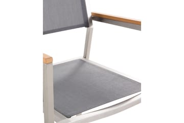 Karmstol Utomhus Bacoli 4 st - Grå/Silver/Ljusbrun - Utemöbler & utemiljö - Balkong & altan - Balkongmöbler - Balkongstol