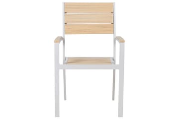 Karmstol Utomhus Edmundston - Beige/Vit - Utemöbler & utemiljö - Balkong & altan - Balkongmöbler - Balkongstol