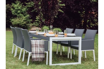 Karmstol Utomhus Monteroni - Grå/Vit - Utemöbler & utemiljö - Balkong & altan - Balkongmöbler - Balkongstol