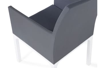 Karmstol Utomhus Monteroni - Grå/Vit - Utemöbler & utemiljö - Balkong & altan - Balkongmöbler - Balkongstol