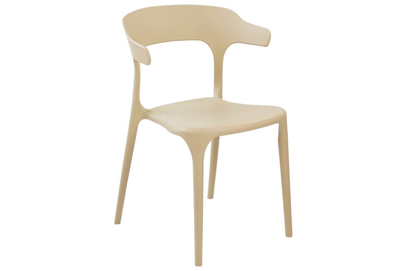 Karmstol Utomhus Squinzano 4 st - Beige - Utemöbler & utemiljö - Balkong & altan - Balkongmöbler - Balkongstol