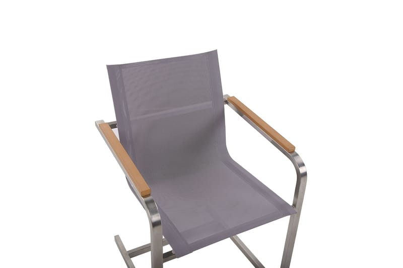 Karmstol Utomhus Zervo - Grå/Silver - Utemöbler & utemiljö - Balkong & altan - Balkongmöbler - Balkongstol