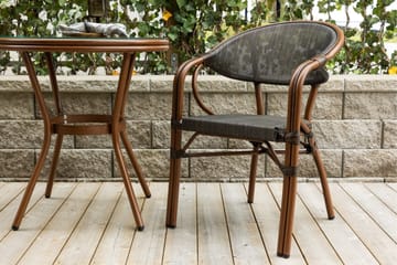 Vila Karmstol Utomhus - Svart - Utemöbler & utemiljö - Balkong & altan - Balkongmöbler - Balkongstol