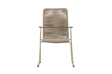 Karmstolar utomhus (med armstöd) Venture Home Bois Diningchair - Beige / Beige Rope FSC Mix Beige - Utemöbler & utemiljö - Balkong & altan - Balkongmöbler - Balkongstol