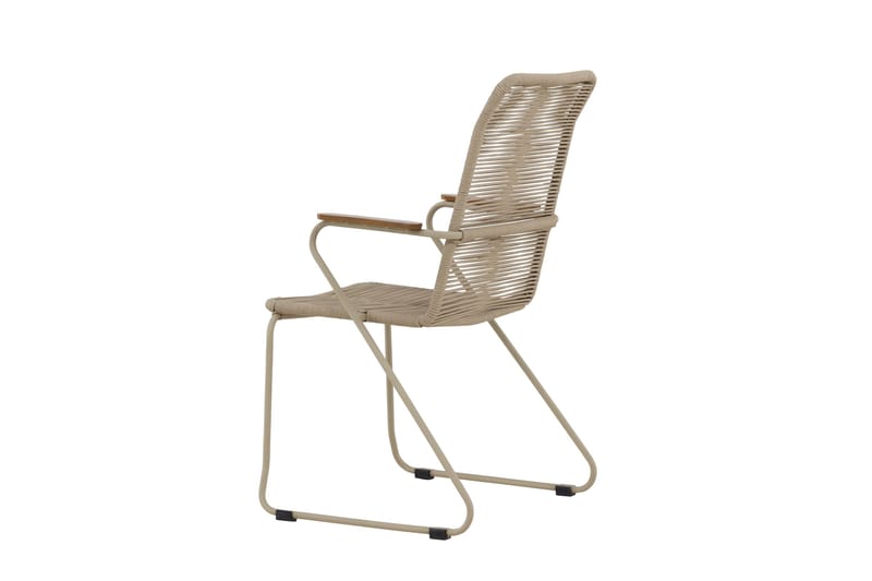 Karmstolar utomhus (med armstöd) Venture Home Bois Diningchair - Beige / Beige Rope FSC Mix Beige - Utemöbler & utemiljö - Balkong & altan - Balkongmöbler - Balkongstol