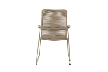 Karmstolar utomhus (med armstöd) Venture Home Bois Diningchair - Beige / Beige Rope FSC Mix Beige - Utemöbler & utemiljö - Balkong & altan - Balkongmöbler - Balkongstol