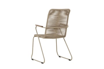 Karmstolar utomhus (med armstöd) Venture Home Bois Diningchair - Beige / Beige Rope FSC Mix Beige - Utemöbler & utemiljö - Balkong & altan - Balkongmöbler - Balkongstol