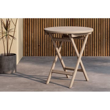 Kenya Cafébord 70 cm - Whitewash - Utemöbler & utemiljö - Balkong & altan - Balkongmöbler - Balkongbord