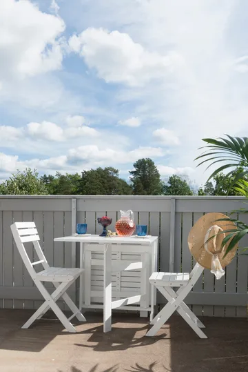 Klappstol Hillerstorp Åre 2-pack - Vit - Utemöbler & utemiljö - Balkong & altan - Balkongmöbler - Balkongstol