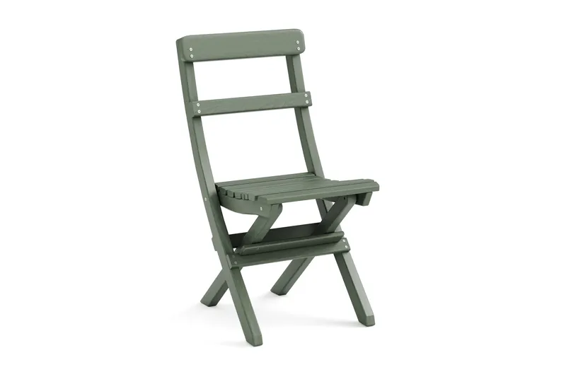 Klappstol utomhus, Grön