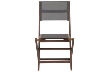 Klappstol Utomhus Kettelle 57x50x90 cm 2 st - Mörkbrun/Grå - Utemöbler & utemiljö - Balkong & altan - Balkongmöbler - Balkongstol